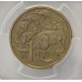 AUSTRALIA 2000 . ONE 1 DOLLAR COIN . ERROR . MULE . STRUCK ON TEN 10 CENTS